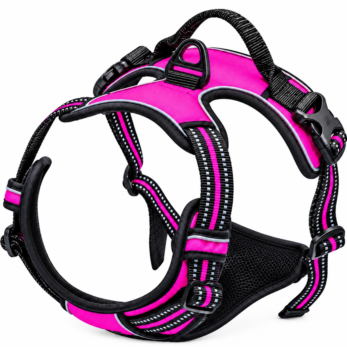 Adjustable No-Pull Dog Harness – Comfortable & Reflective Dog Vest