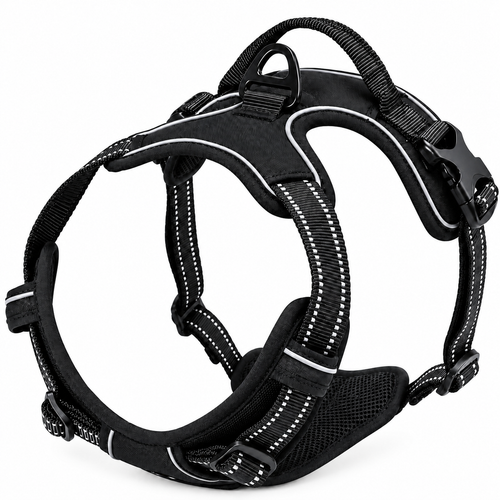 Adjustable No-Pull Dog Harness – Comfortable & Reflective Dog Vest